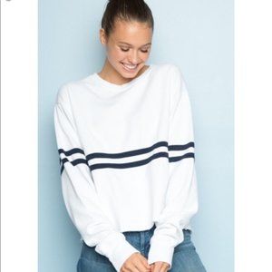 Rare Brandy Melville Acacia Striped Sweatshirt